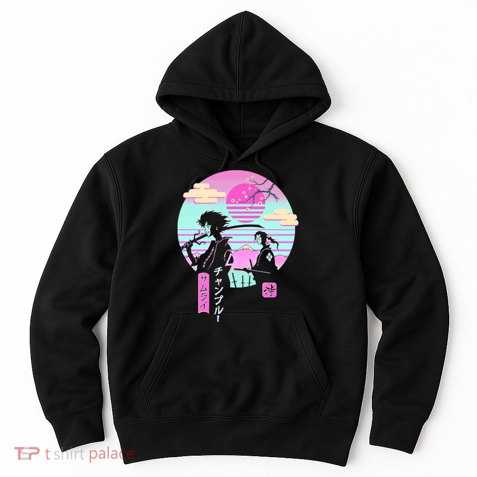 Retro Samurai Chillhop Anime Hoodie