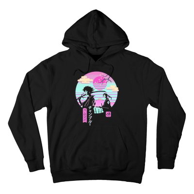 Retro Samurai Chillhop Anime Hoodie