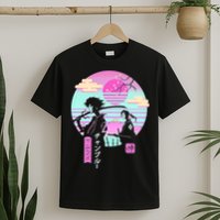 Retro Samurai Chillhop Anime T-Shirt