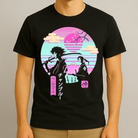 Retro Samurai Chillhop Anime T-Shirt