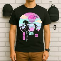 Retro Samurai Chillhop Anime T-Shirt
