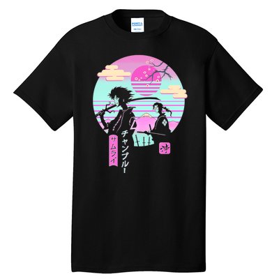 Retro Samurai Chillhop Anime Tall T-Shirt