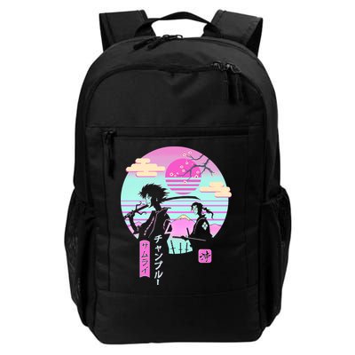 Retro Samurai Chillhop Anime Daily Commute Backpack