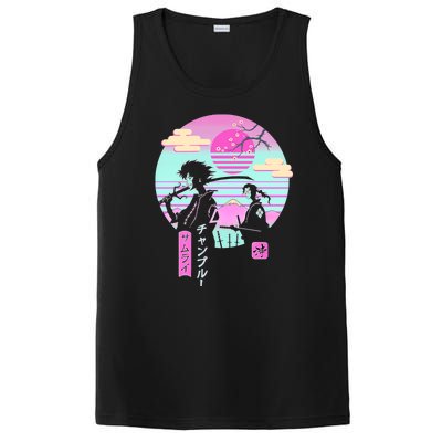 Retro Samurai Chillhop Anime PosiCharge Competitor Tank