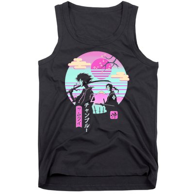 Retro Samurai Chillhop Anime Tank Top