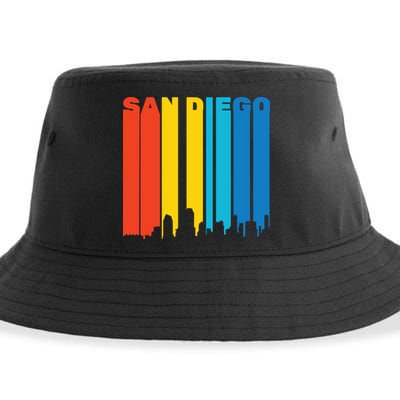 Retro San Diego Sustainable Bucket Hat
