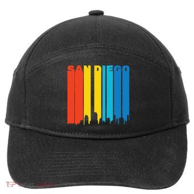 Retro San Diego 7-Panel Snapback Hat