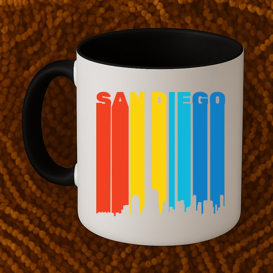 Retro San Diego Mug