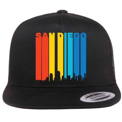 Retro San Diego Flat Bill Trucker Hat