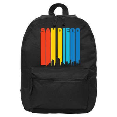 Retro San Diego 16 in Basic Backpack