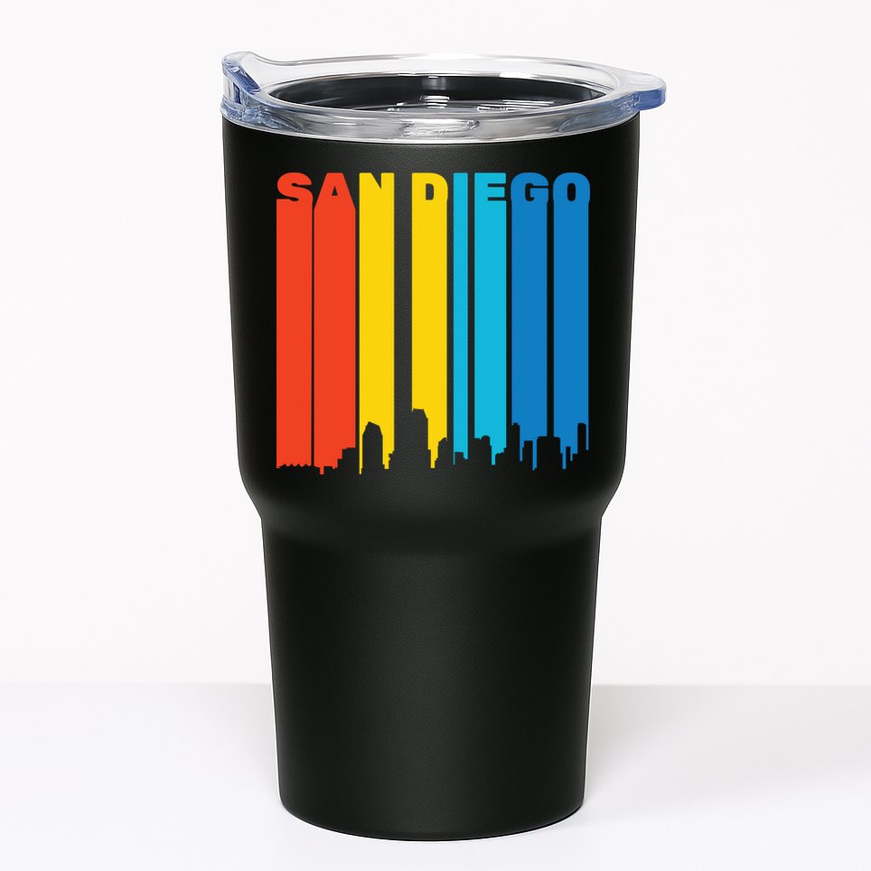 Retro San Diego Tumbler