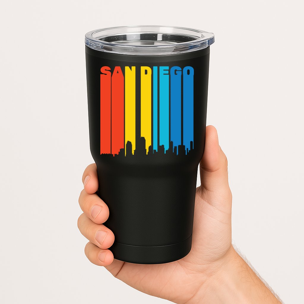 Retro San Diego Tumbler