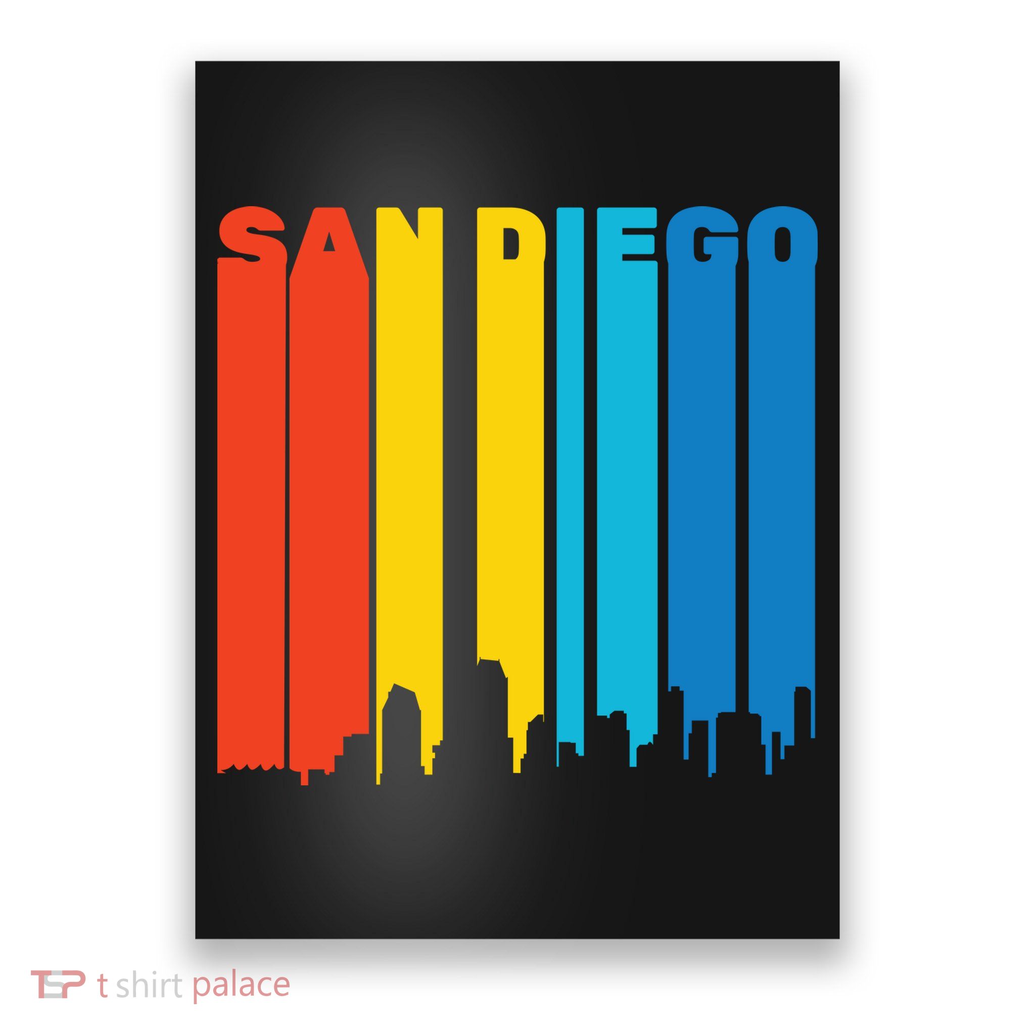 Retro San Diego Poster