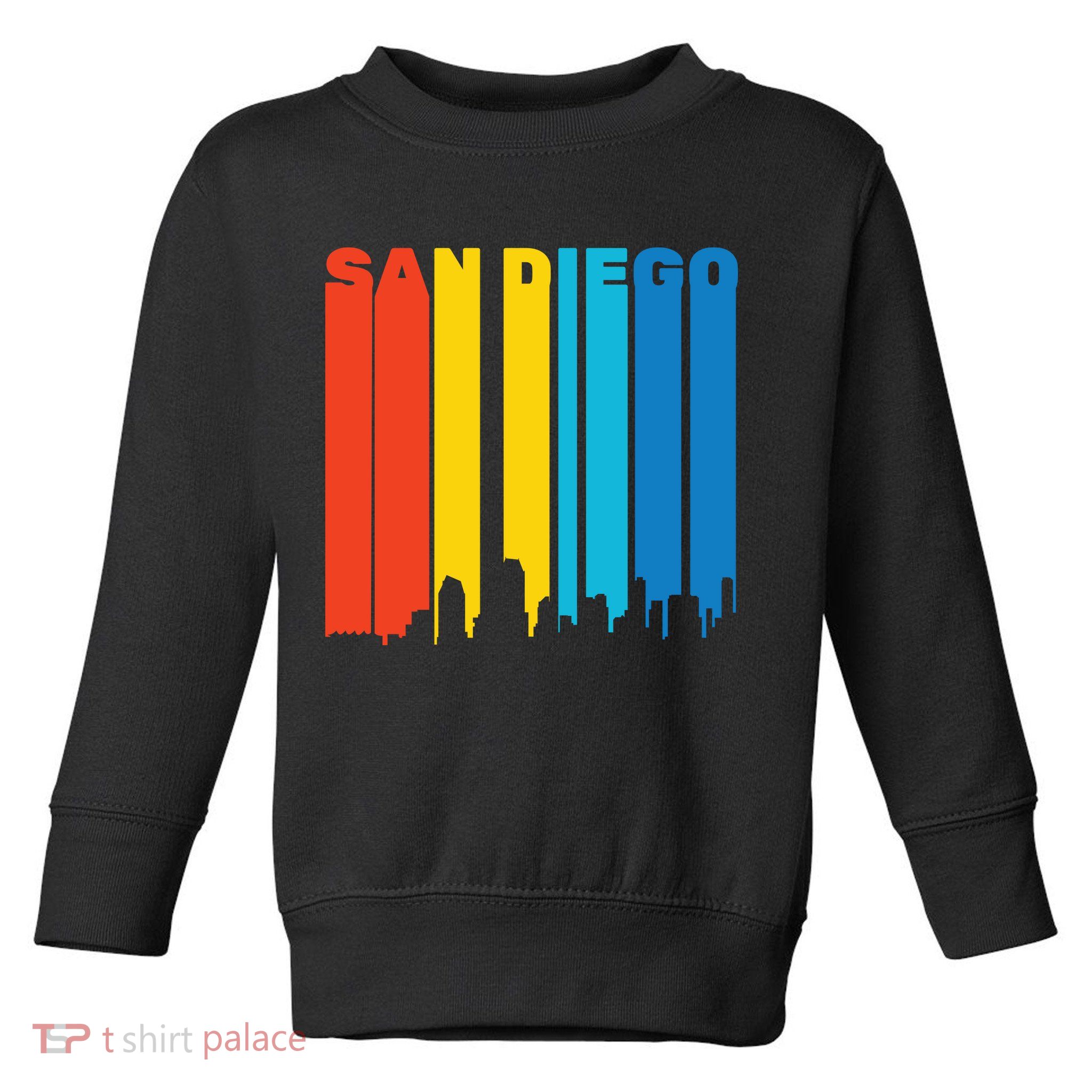 Retro San Diego Toddler Sweatshirt
