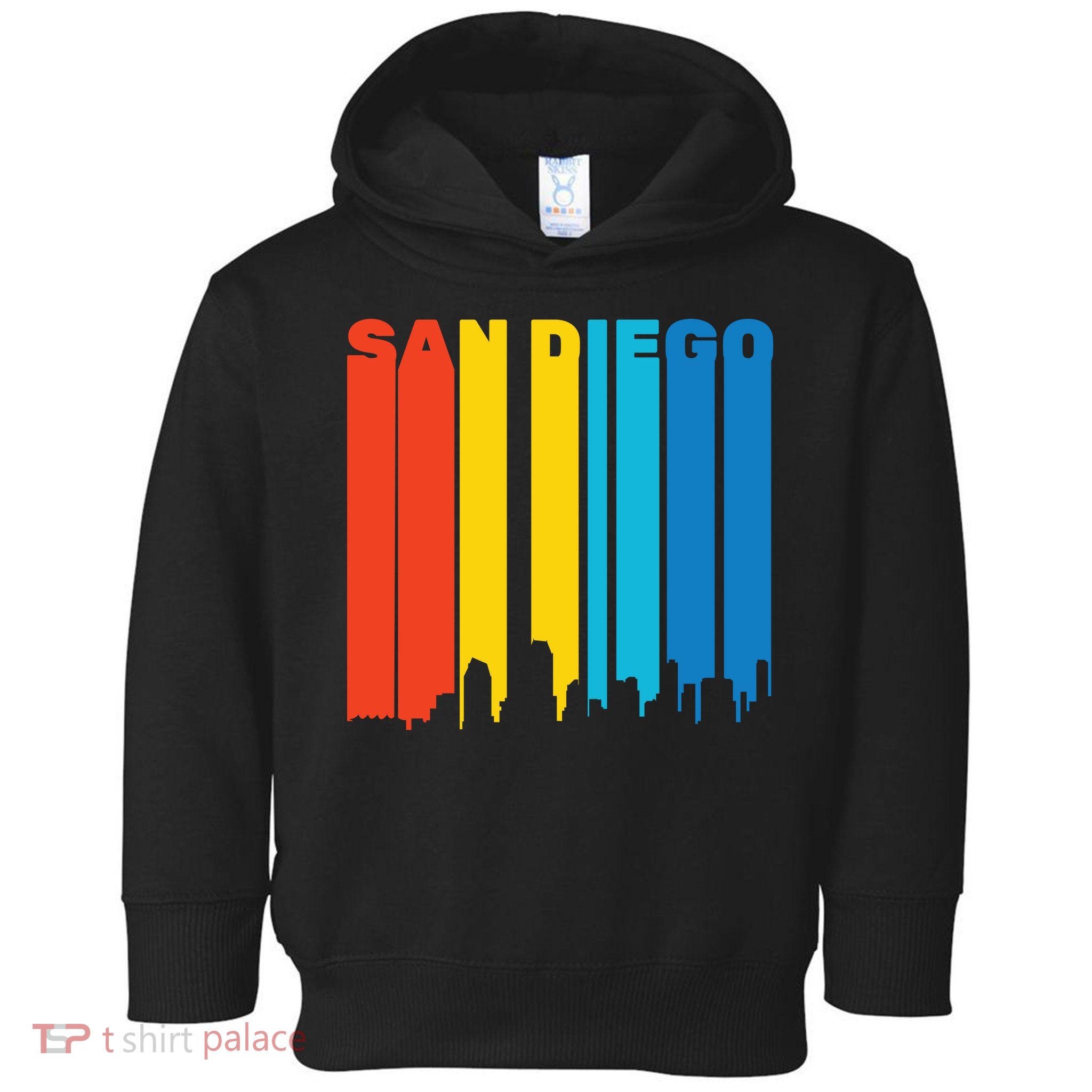 Retro San Diego Toddler Hoodie