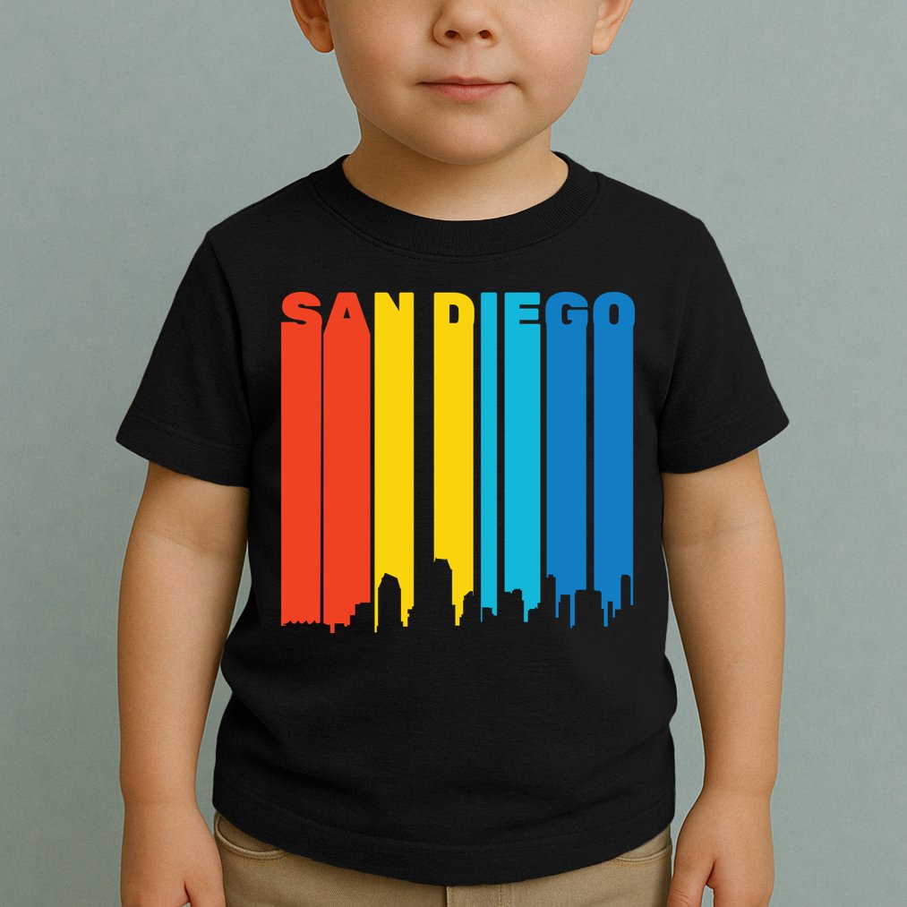Retro San Diego Toddler T-Shirt