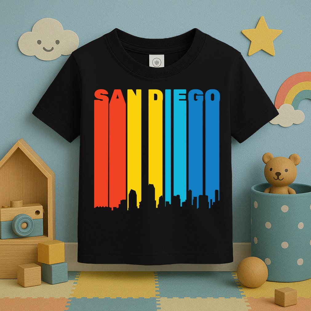Retro San Diego Toddler T-Shirt