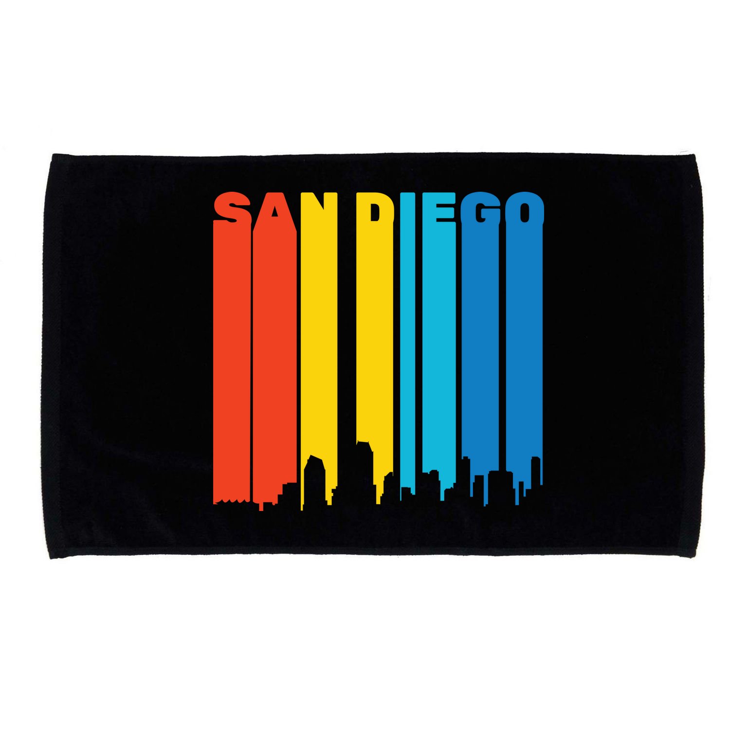 Retro San Diego Microfiber Hand Towel