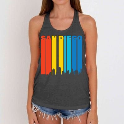 Retro San Diego Women's Knotted Racerback Tank