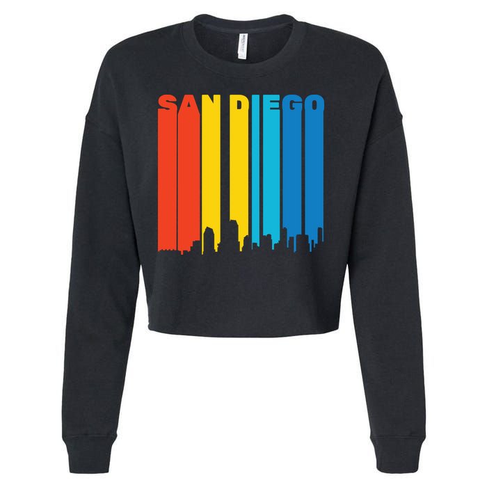 Retro San Diego Cropped Pullover Crew