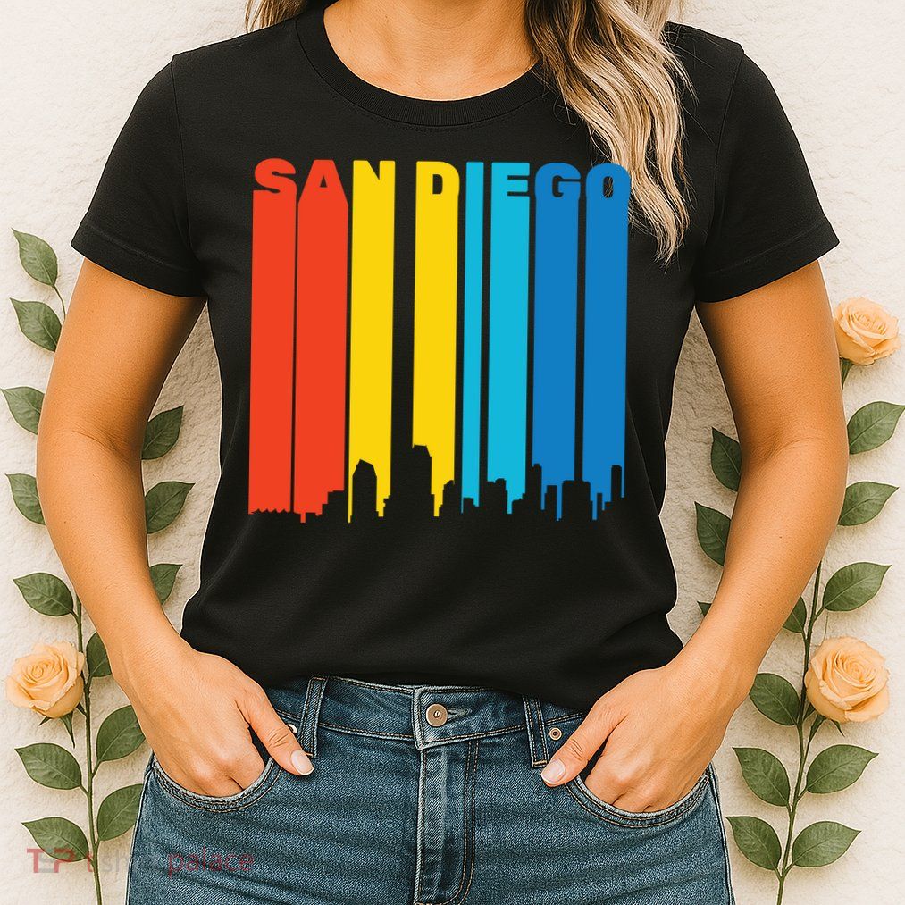 Retro San Diego Womens T-Shirt
