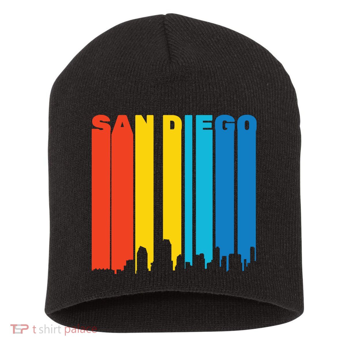 Retro San Diego Short Acrylic Beanie