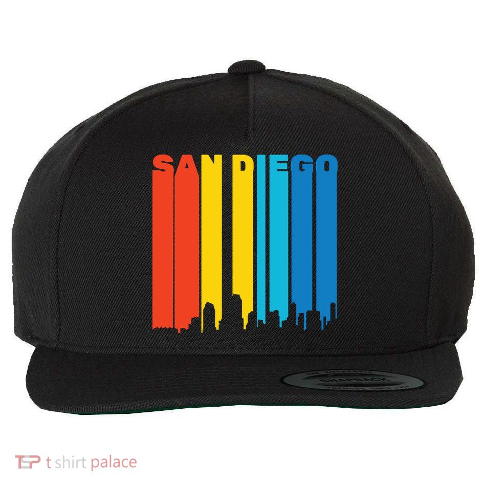 Retro San Diego Wool Snapback Cap