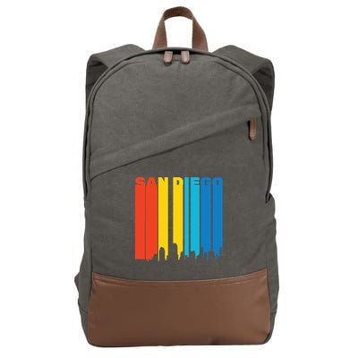 Retro San Diego Cotton Canvas Backpack