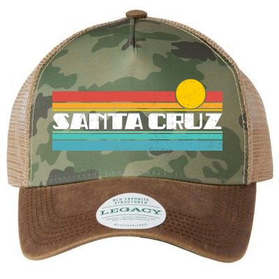 Retro Santa Cruz Strip Logo Legacy Tie Dye Trucker Hat