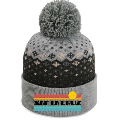 Retro Santa Cruz Strip Logo The Baniff Cuffed Pom Beanie