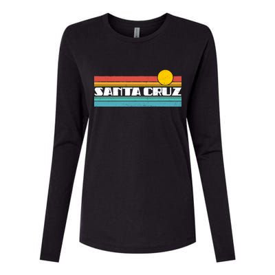 Retro Santa Cruz Strip Logo Womens Cotton Relaxed Long Sleeve T-Shirt