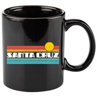 Retro Santa Cruz Strip Logo 11oz C Handle Ceramic Mug