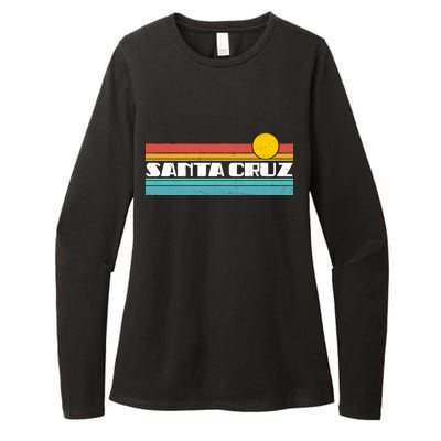 Retro Santa Cruz Strip Logo Womens CVC Long Sleeve Shirt