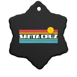 Retro Santa Cruz Strip Logo Ceramic Star Ornament