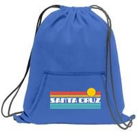 Retro Santa Cruz Strip Logo Sweatshirt Cinch Pack Bag