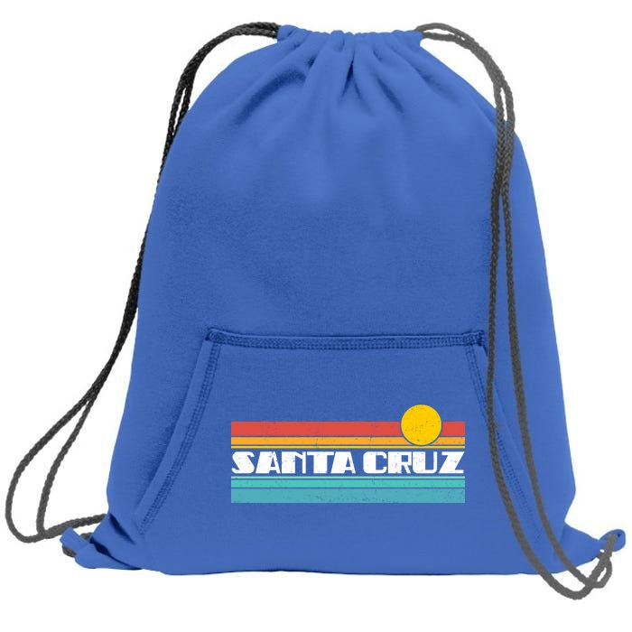 Retro Santa Cruz Strip Logo Sweatshirt Cinch Pack Bag