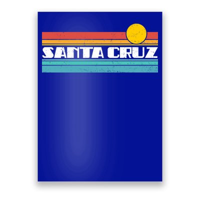 Retro Santa Cruz Strip Logo Poster