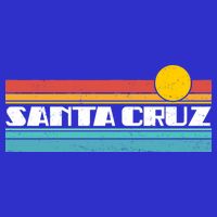 Retro Santa Cruz Strip Logo Poster