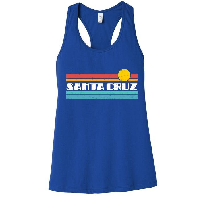 Retro Santa Cruz Strip Logo Women's Racerback Tank