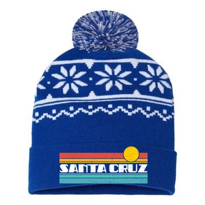 Retro Santa Cruz Strip Logo USA-Made Snowflake Beanie