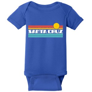 Retro Santa Cruz Strip Logo Baby Bodysuit