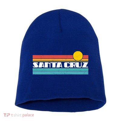 Retro Santa Cruz Strip Logo Short Acrylic Beanie
