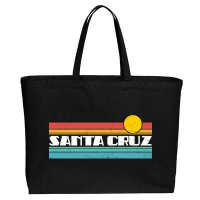 Retro Santa Cruz Strip Logo Cotton Canvas Jumbo Tote