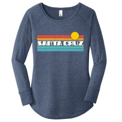 Retro Santa Cruz Strip Logo Women's Perfect Tri Tunic Long Sleeve Shirt