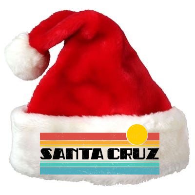 Retro Santa Cruz Strip Logo Premium Christmas Santa Hat