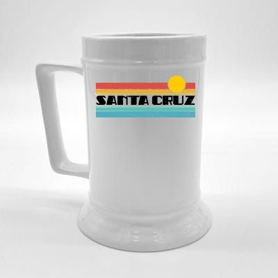 Retro Santa Cruz Strip Logo Beer Stein