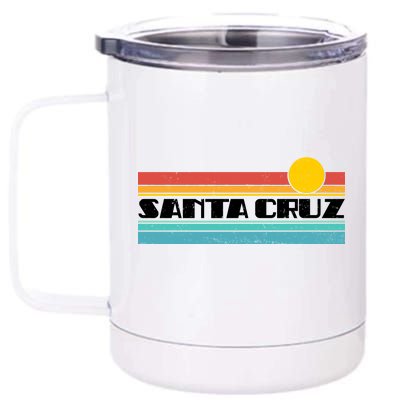 Retro Santa Cruz Strip Logo 12 oz Stainless Steel Tumbler Cup