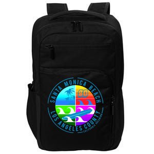 Retro Santa Monica Beach Impact Tech Backpack