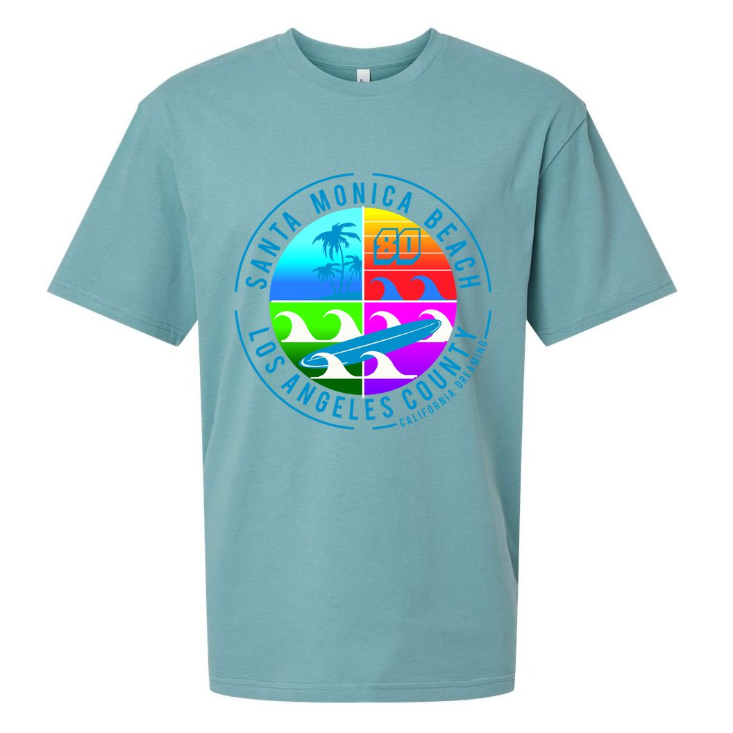 Retro Santa Monica Beach Sueded Cloud Jersey T-Shirt