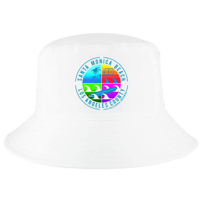 Retro Santa Monica Beach Cool Comfort Performance Bucket Hat